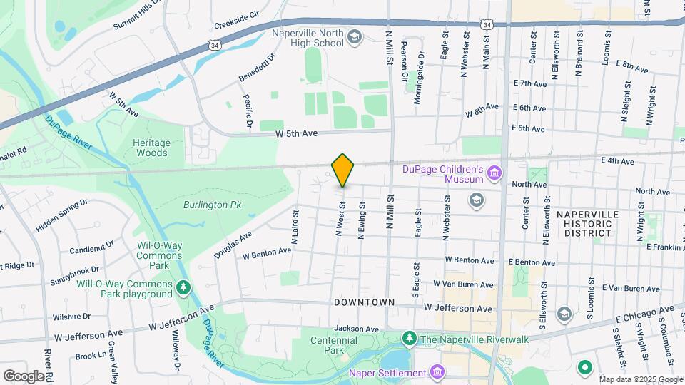 243 N West St, Unit 101 Map and Location Details