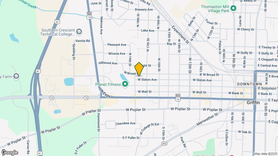 1113 W Slaton Ave Map and Location Details