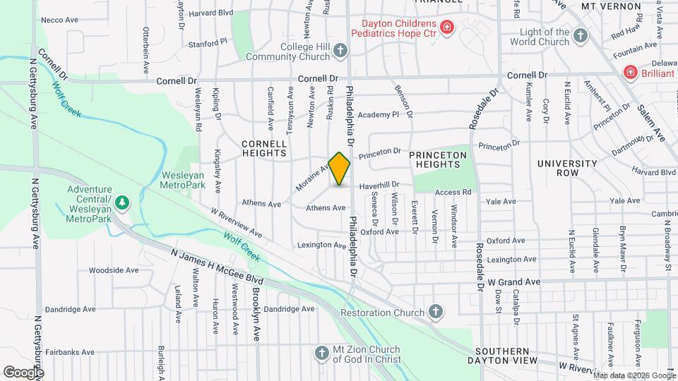 2714 Holmes Ave Map and Location Details