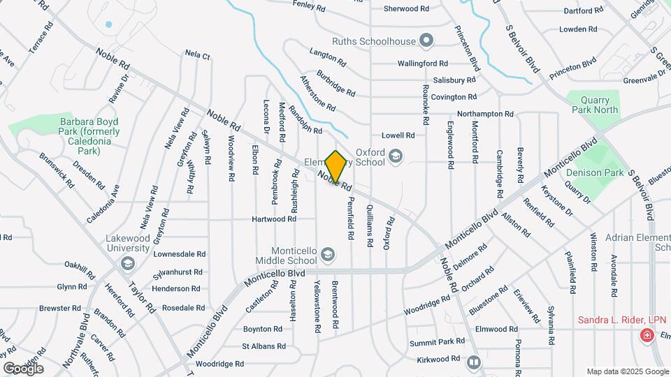 2400 Noble Rd Map and Location Details