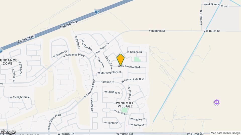 22139 W La Pasada Blvd Map and Location Details