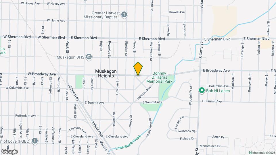 403 E Broadway Ave Map and Location Details