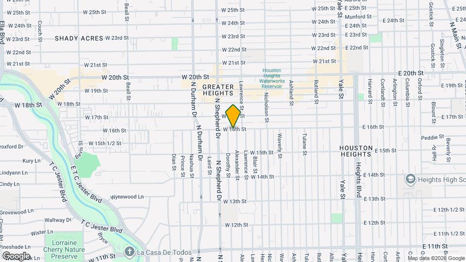 622 W 16th St Map and Location Details