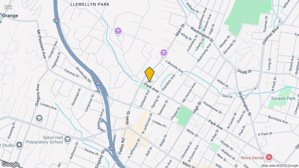 37 Park Ave Map and Location Details