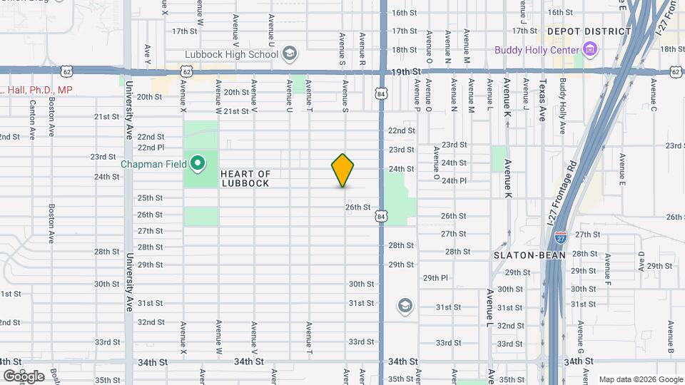 1901 25th St Map and Location Details
