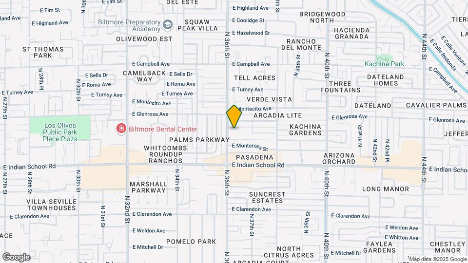 4225 N 36th St Map and Location Details