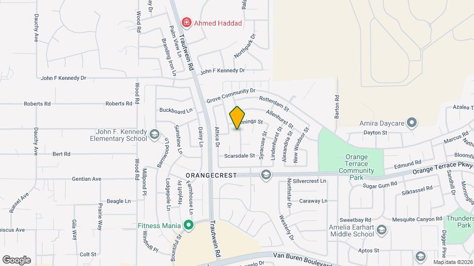 8431 Newburgh St Map and Location Details