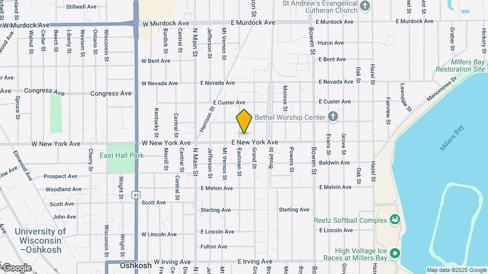 306 E New York Ave, Unit Upper Unit Map and Location Details