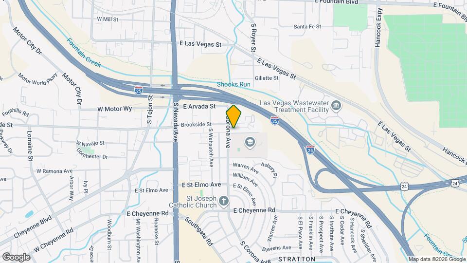 1513 S Corona Ave Map and Location Details