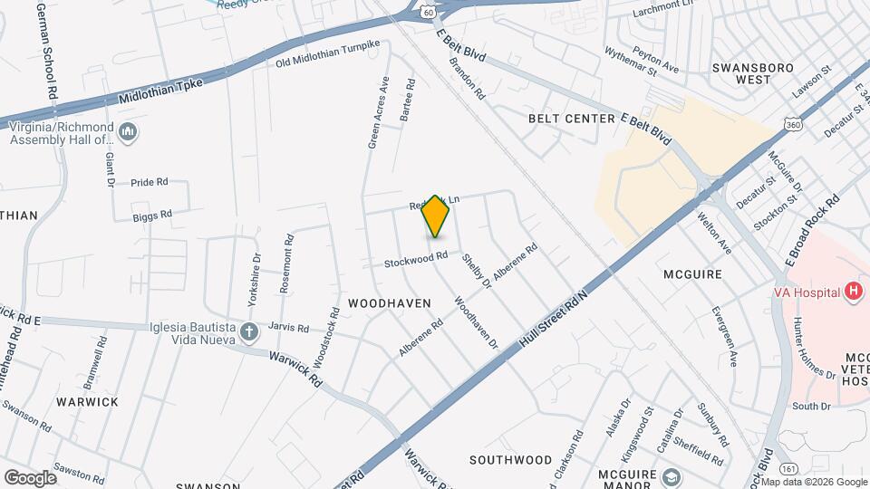 637 Woodhaven Dr Map and Location Details