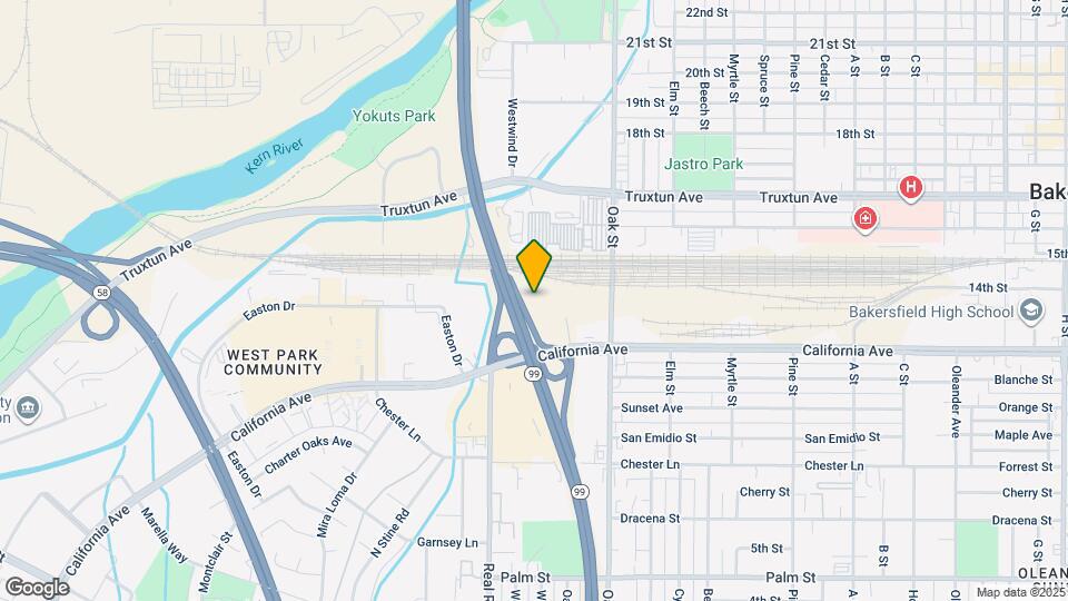 Furnished Studio-Bakersfield - California  Map and Location Details