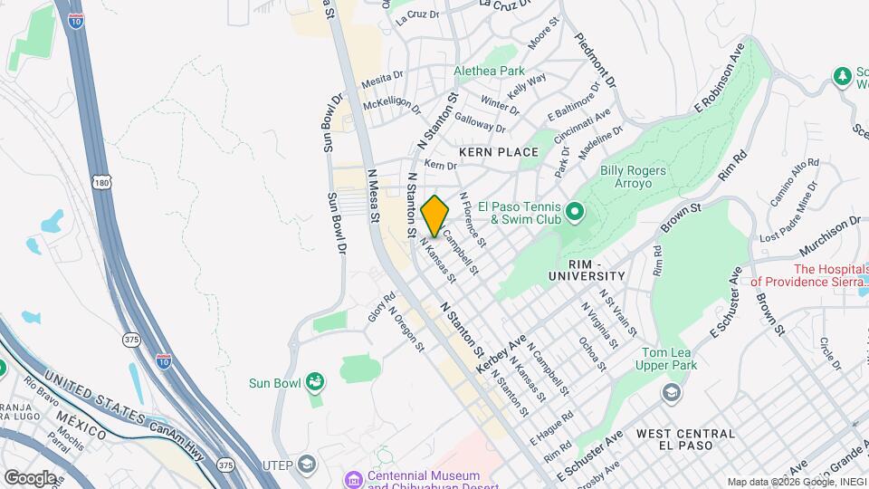 402 Mississippi Ave Map and Location Details