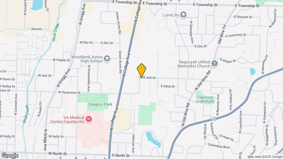 1780 N Walnut Ave Map and Location Details