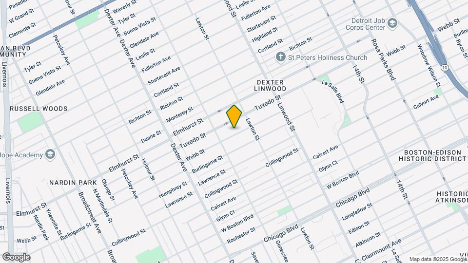2972 Webb St Mapa y Detalles de la Ubicación