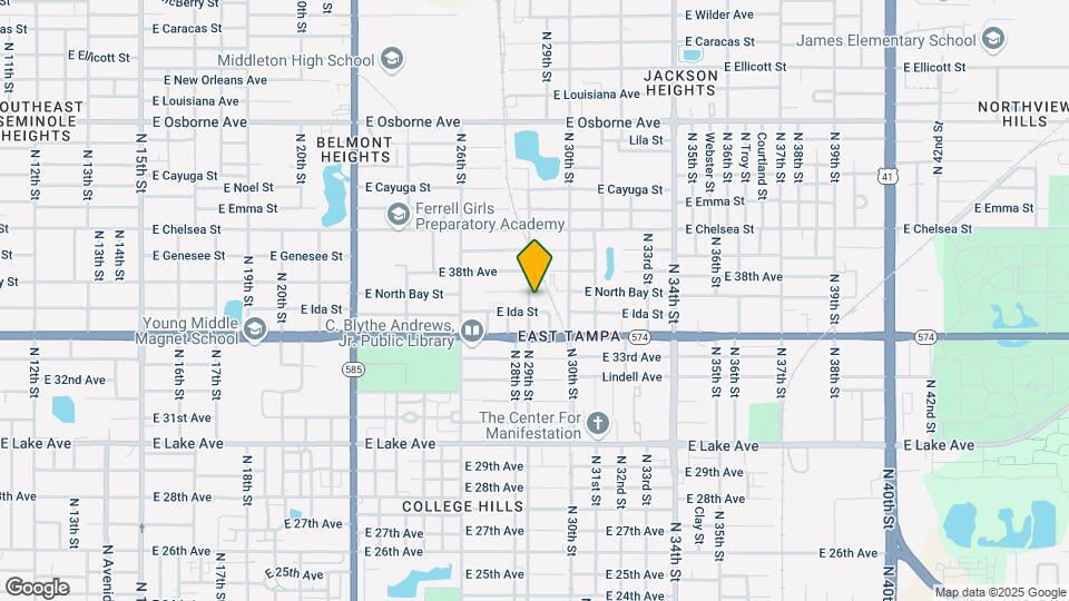 4107 N 29th St Map and Location Details