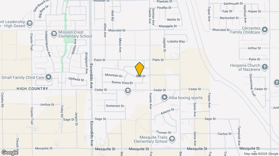 13635 Elm St Map and Location Details