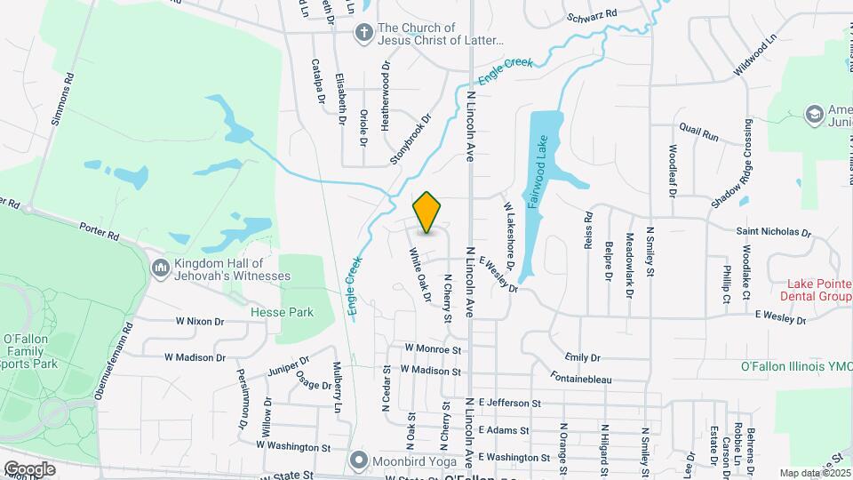 822 White Oak Dr Mapa y Detalles de la Ubicación