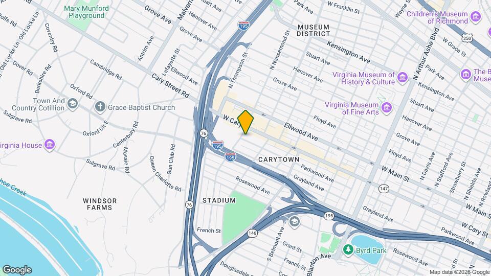 3436 Parkwood Ave Map and Location Details