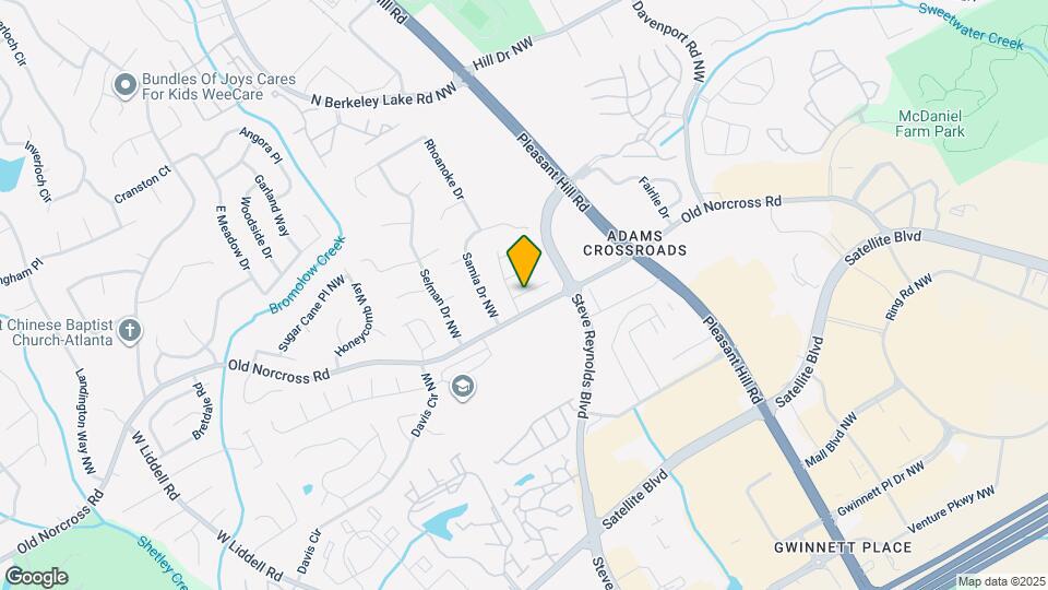 3627 Gainesway Trace Map and Location Details