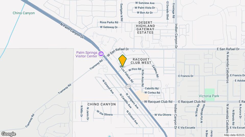 751 N Los Felices Rd Map and Location Details