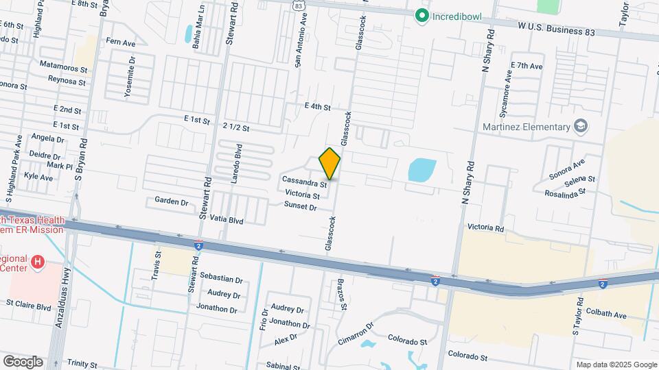 2100 Cassandra St Map and Location Details
