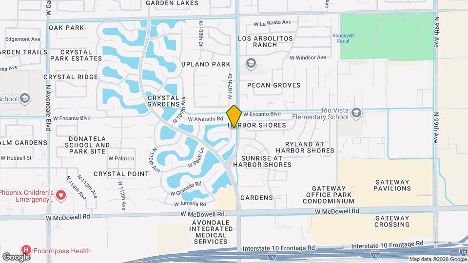 2033 N 107th Dr Map and Location Details