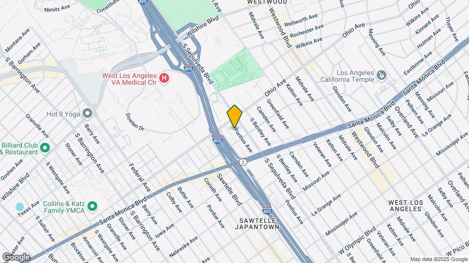 1517 Pontius Ave, Unit 15171 Map and Location Details