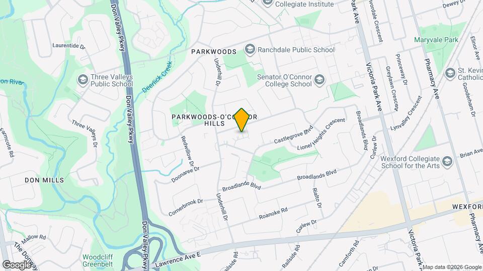 12 Daleena Dr Map and Location Details