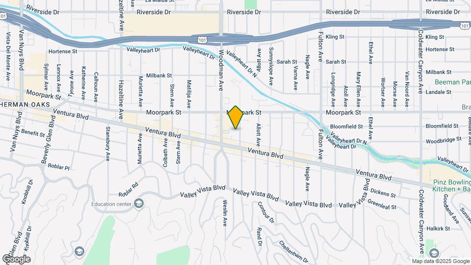 4335 Ventura Canyon Ave Map and Location Details