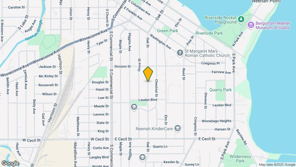 640 Oak St Map and Location Details