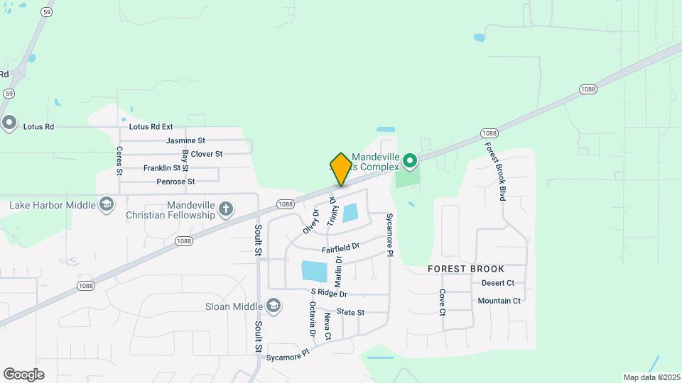 2107 Olvey Dr Map and Location Details