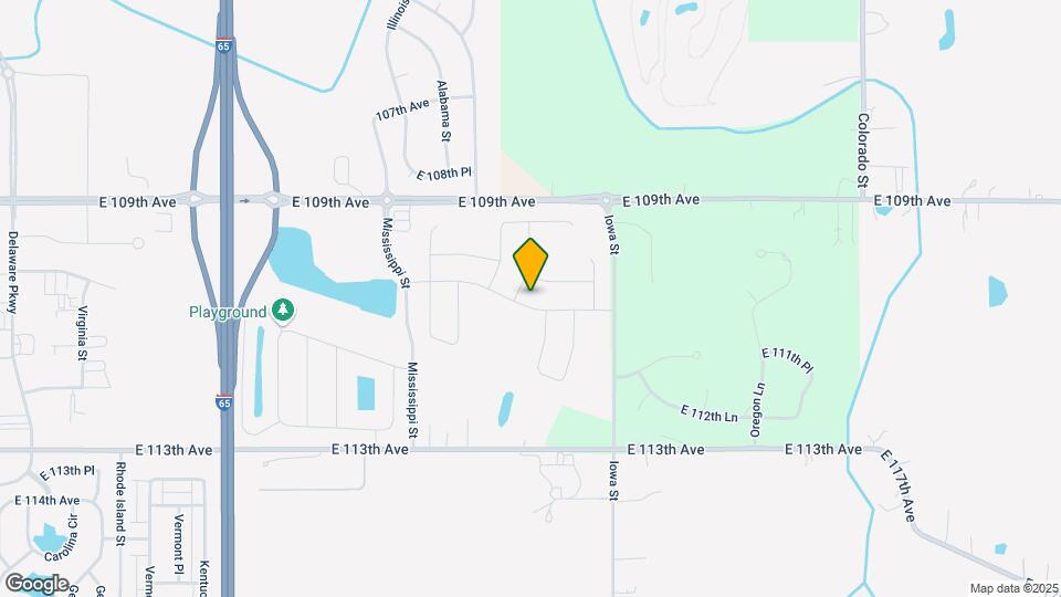 2080 E 110th Ln Map and Location Details
