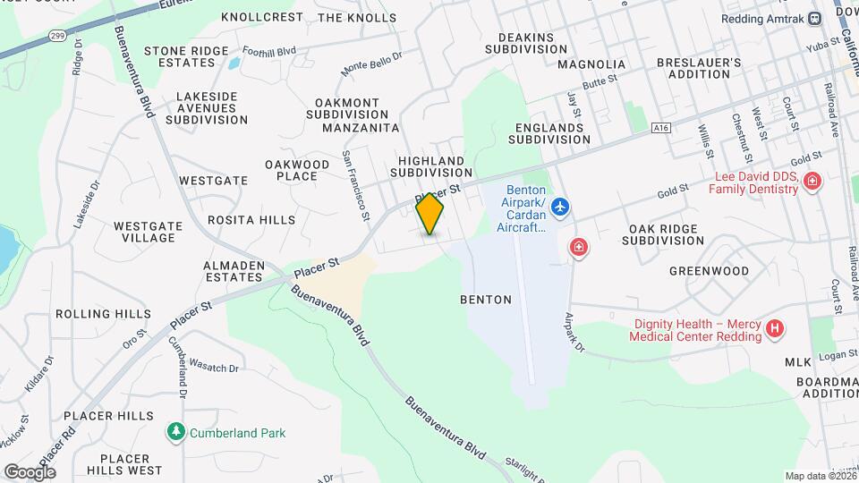 1850 Pleasant St Map and Location Details