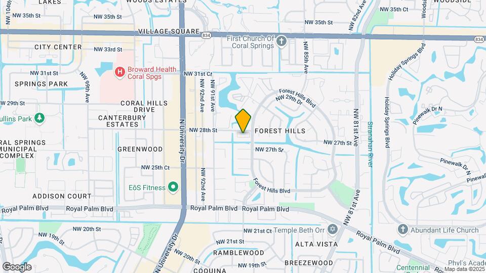2730 Forest Hills Blvd Map and Location Details