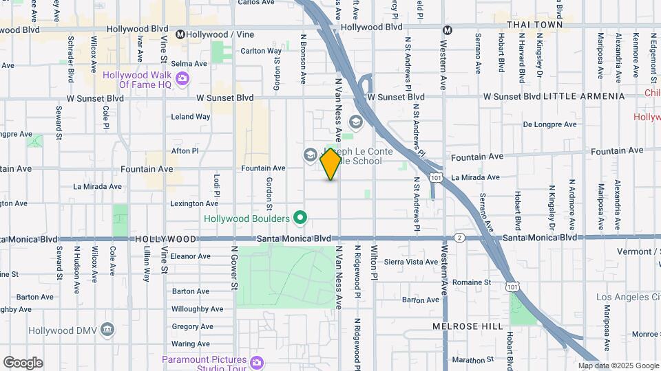 5814 La Mirada Ave Mapa y Detalles de la Ubicación