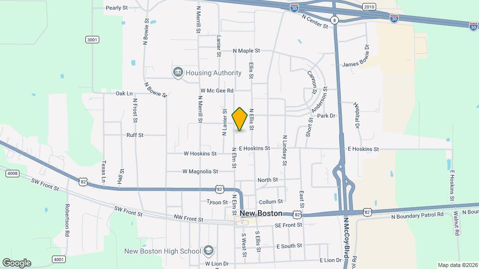 412 N Elm St Map and Location Details