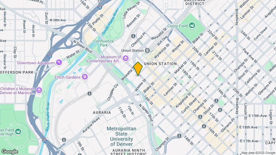 1450 Wynkoop St, Unit 2C Map and Location Details