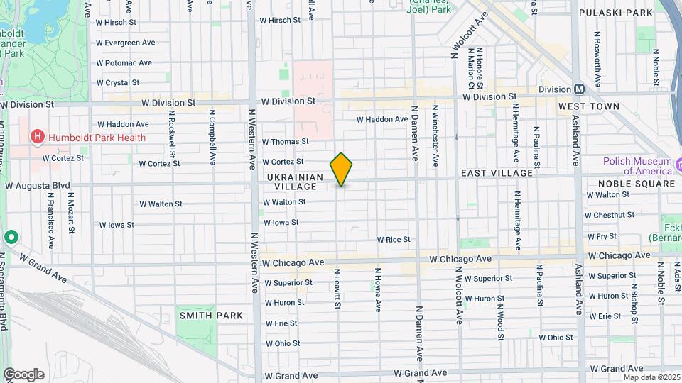 947 N Leavitt St, Unit 1 Map and Location Details