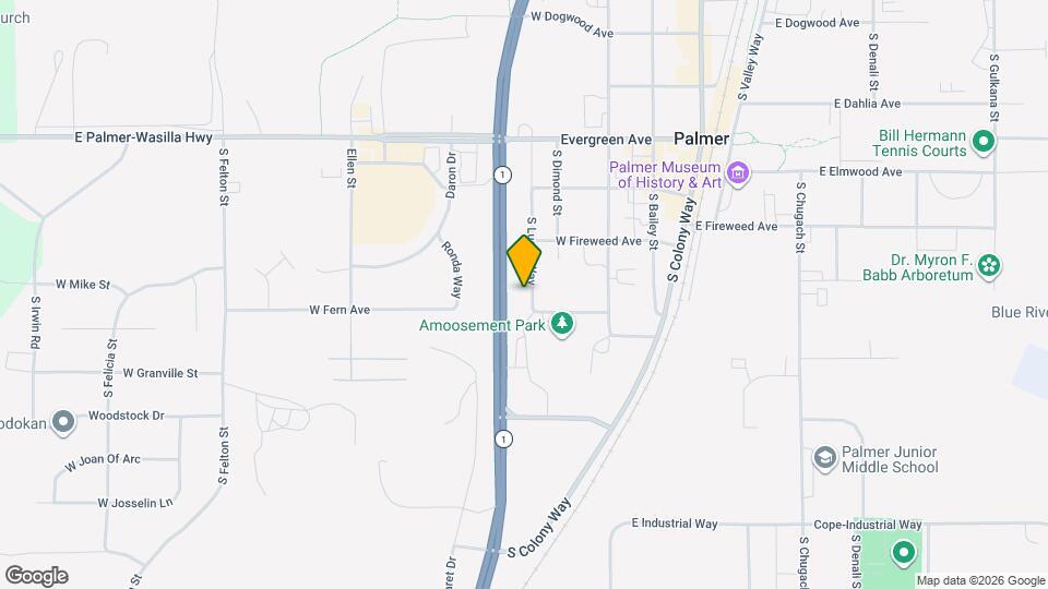 1054 S Lucas Way Mapa y Detalles de la Ubicación