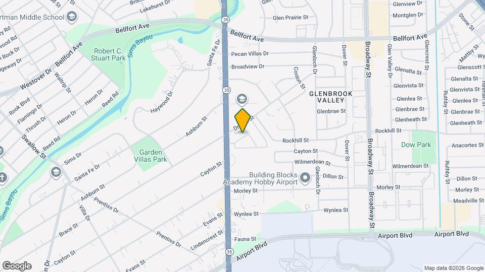 6727 Telephone Rd Map and Location Details