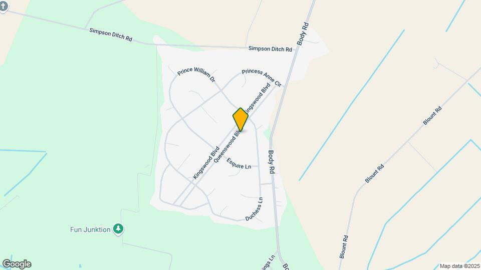 205 Queenswood Blvd Map and Location Details
