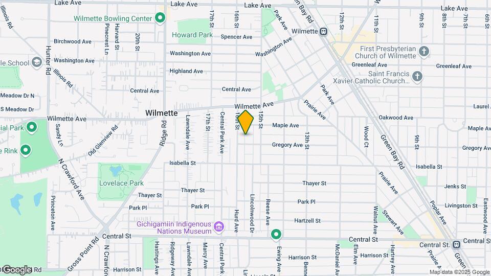 1524 Gregory Ave Mapa y Detalles de la Ubicación