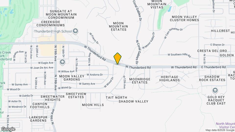 1332 W Joan De Arc Ave Map and Location Details