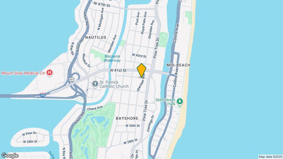 3784 Sheridan Ave Map and Location Details