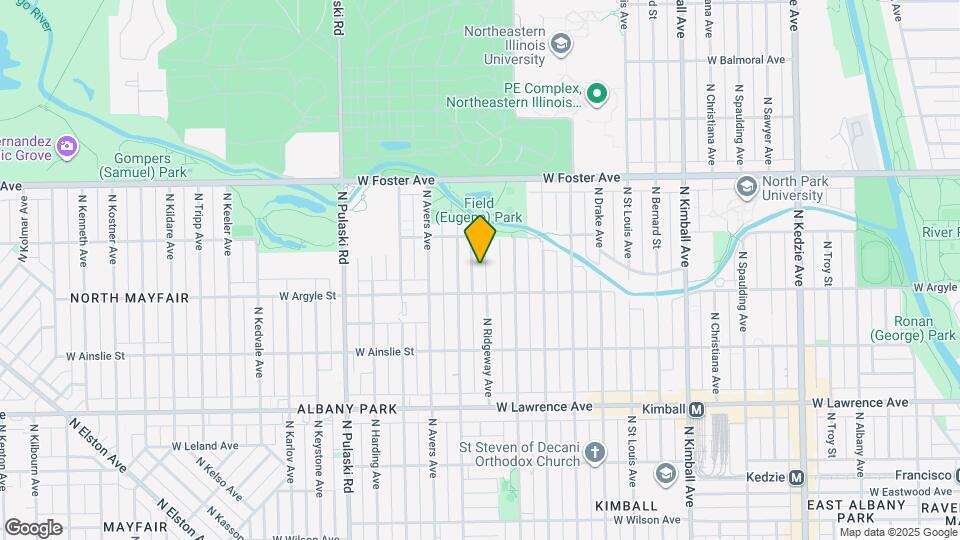 5024 N Ridgeway Ave, Unit 1 Map and Location Details