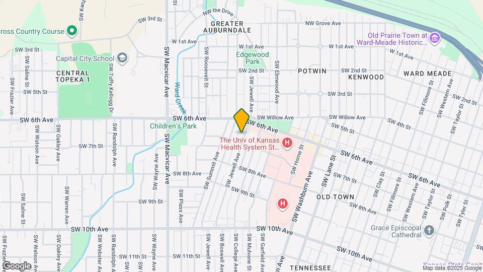 621 SW Jewell Ave Map and Location Details