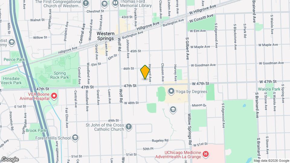 502 W 47th St Map and Location Details