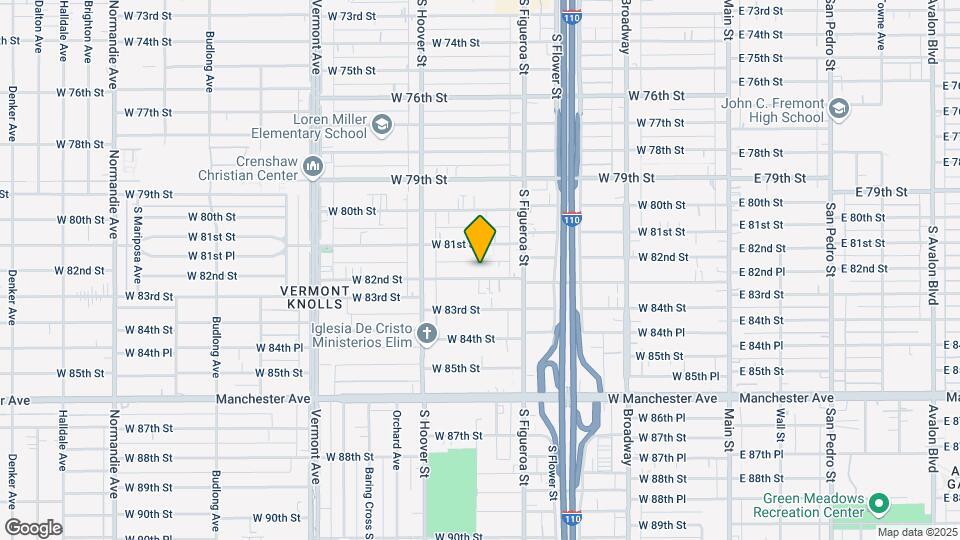 611 W 82nd St Mapa y Detalles de la Ubicación