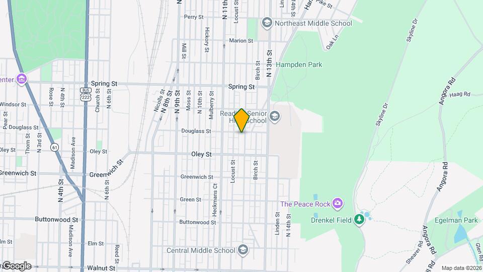 756 N 12th St Mapa y Detalles de la Ubicación