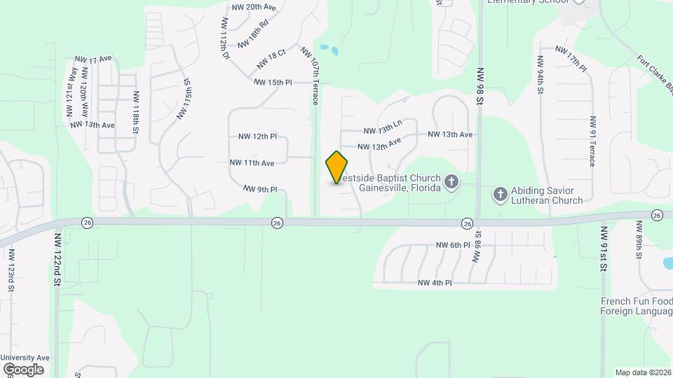 10654 NW 9th Rd Map and Location Details